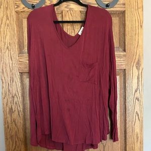 Free Kisses Long Sleeve Blouse